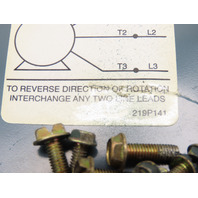 Reliance Reliance Electric Motor Terminal Conduit Box W/4-3/16" x 5-9/16" Cover