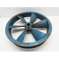 Quincy 244-1C 19-3/8" OD Cast Iron Air Compressor Flywheel 3-Groove 1.5" Bore