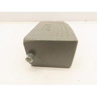 Wevel H16B-SO-2B-M32 Electrical Connector Hood Side Entry Lever Lock M32 Thread