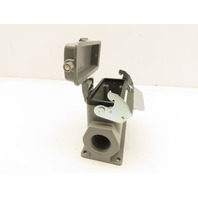 Wevel H16B-FH-1L-MCV-M25 Elect Connector Hood Base Side Entry Lever Lock M25