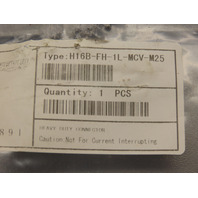 Wevel H16B-FH-1L-MCV-M25 Elect Connector Hood Base Side Entry Lever Lock M25