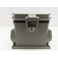 Wevel H16B-FH-1L-MCV-M25 Elect Connector Hood Base Side Entry Lever Lock M25