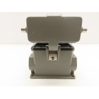 Wevel H16B-FH-1L-MCV-M25 Elect Connector Hood Base Side Entry Lever Lock M25