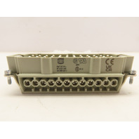 Harting Han 24 E STI-S Heavy Duty Power Connector Block Male 24Pin