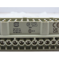 Harting Han 24 E STI-S Heavy Duty Power Connector Block Male 24Pin