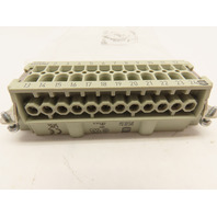Harting Han 24 E STI-S Heavy Duty Power Connector Block Male 24Pin