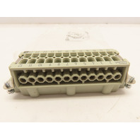 Harting Han 24 E STI-S Heavy Duty Power Connector Block Male 24Pin