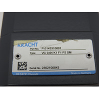 Kracht P.0143310001 VC 0.04 K1 F1-P2 SM Gear Type Flow Meter