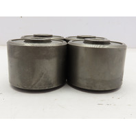 Cignys 2-3/4" O.D. Heavy Duty Trolley Conveyor Wheel 2" Wide 5/8" Axle Lot of 4