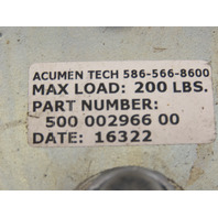 Acumen Technologies 200 lb. ENCLOSED BEAM TROLLEY With Cable Festoon Saddle