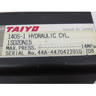 Taiyo 1SD20N15 140S-1 Hydraulic Compact Cylinder 20mm Bore 15mm Stroke