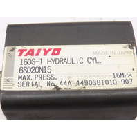 Taiyo 6SD20N15 160S-1 Hydraulic Compact Cylinder 20mm Bore 15mm Stroke