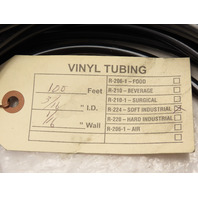 100ft Black vinyl tubing 3/16-inch inner diameter ID 5/16-inch outer diameter OD