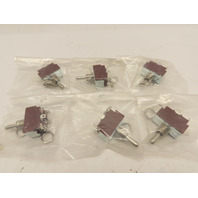 6 pc Eaton XTD4B3A Toggle Switch DPDT ON/OFF/ON 3 Position Maint 20A/125V Solder