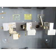 400A 3 Wire 240VAC 1000Hp  Fusible Safety Disconnect Switch