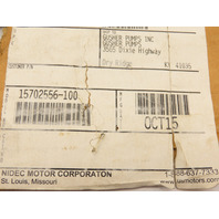 US Motors 5HP 3520 RPM TEFC 184ZJPZ Long Shaft Gusher Pump Motor