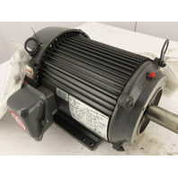 US Motors 5HP 3520 RPM TEFC 184ZJPZ Long Shaft Gusher Pump Motor