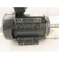 US Motors 5HP 3520 RPM TEFC 184ZJPZ Long Shaft Gusher Pump Motor