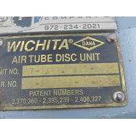 Wichita Air Tube Disc Unit Clutch SSB 218 Low Inertia Spring Set Brakes