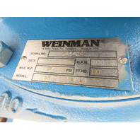 WEINMAN 2095CV-50P64 Vertical Inline Centrifugal Pump 5Hp Motor