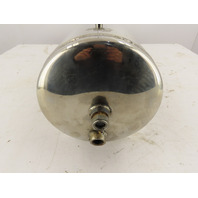 8"Dia x 23" Long Non-Magnetic Polished SS Stainless Steel Tank 5 Gallon