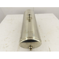 8"Dia x 23" Long Non-Magnetic Polished SS Stainless Steel Tank 5 Gallon
