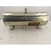 8"Dia x 23" Long Non-Magnetic Polished SS Stainless Steel Tank 5 Gallon