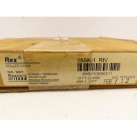 Rexnord 08B-1RIV Metric Riveted Roller Chain 10FT Roll