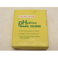 QTY 6 Micro Essential Lab Chlorine Test Paper Kit With Dispenser And Color Chart