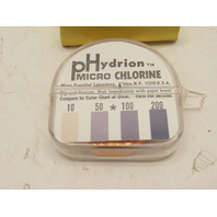 QTY 6 Micro Essential Lab Chlorine Test Paper Kit With Dispenser And Color Chart