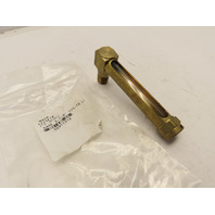 LDI G105-2 Vented Brass Liquid Oil Level Indicator Glass 4"Sight 1/4" NPT