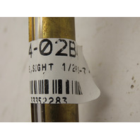 LDI G211-4 Brass Liquid Oil Level Indicator 4-1/4" Long Sight Glass 1/2" NPT