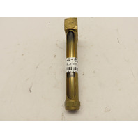 LDI G211-4 Brass Liquid Oil Level Indicator 4-1/4" Long Sight Glass 1/2" NPT