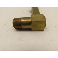 LDI G211-4 Brass Liquid Oil Level Indicator 4-1/4" Long Sight Glass 1/2" NPT