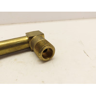 LDI G211-4 Brass Liquid Oil Level Indicator 4-1/4" Long Sight Glass 1/2" NPT