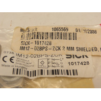 Sick IM12-02BPS-ZCK 10-30 VDC Inductive Proximity Sensor M12x1 Thread