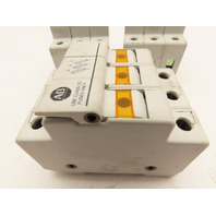 ALLEN BRADLEY 1492-FB3C30-L FUSE HOLDER 30A 600VAC/DC (LOT OF3)