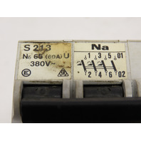 Stotz S213 Stotz S 213 60A Circuit Breaker 4 Pole DIN Rail