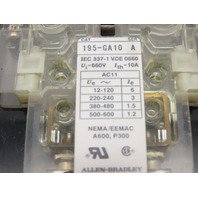 Allen-Bradley 100-A60N*3 Motor Starter 23-75A Overload Relay 120v Coil