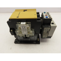 Allen-Bradley 100-A60N*3 Motor Starter 23-75A Overload Relay 120v Coil