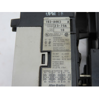 Allen-Bradley 100-A60N*3 Motor Starter 23-75A Overload Relay 120v Coil