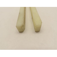 1X3/4X17-1/4" UHMW WEAR Strips white color Lot of 2