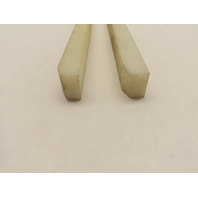 1X3/4X17-1/4" UHMW WEAR Strips white color Lot of 2
