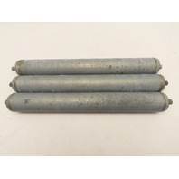 Qty 3 Hytrol Gravity Conveyor Rollers 1.9"OD 15"BF 7/16" Hex Axle Galvanized