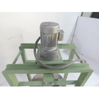 50 Gal Gallon SS Stainless Steel Tank 0.75KW 18RPM 3PH Mixer Mixing Agitator Lid