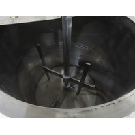 50 Gal Gallon SS Stainless Steel Tank 0.75KW 18RPM 3PH Mixer Mixing Agitator Lid