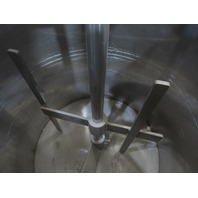 50 Gal Gallon SS Stainless Steel Tank 0.75KW 18RPM 3PH Mixer Mixing Agitator Lid