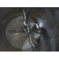 50 Gal Gallon SS Stainless Steel Tank 0.75KW 18RPM 3PH Mixer Mixing Agitator Lid