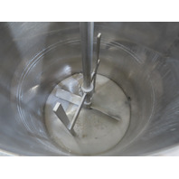 50 Gal Gallon SS Stainless Steel Tank 0.75KW 18RPM 3PH Mixer Mixing Agitator Lid