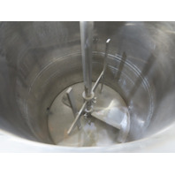 50 Gal Gallon SS Stainless Steel Tank 0.75KW 18RPM 3PH Mixer Mixing Agitator Lid